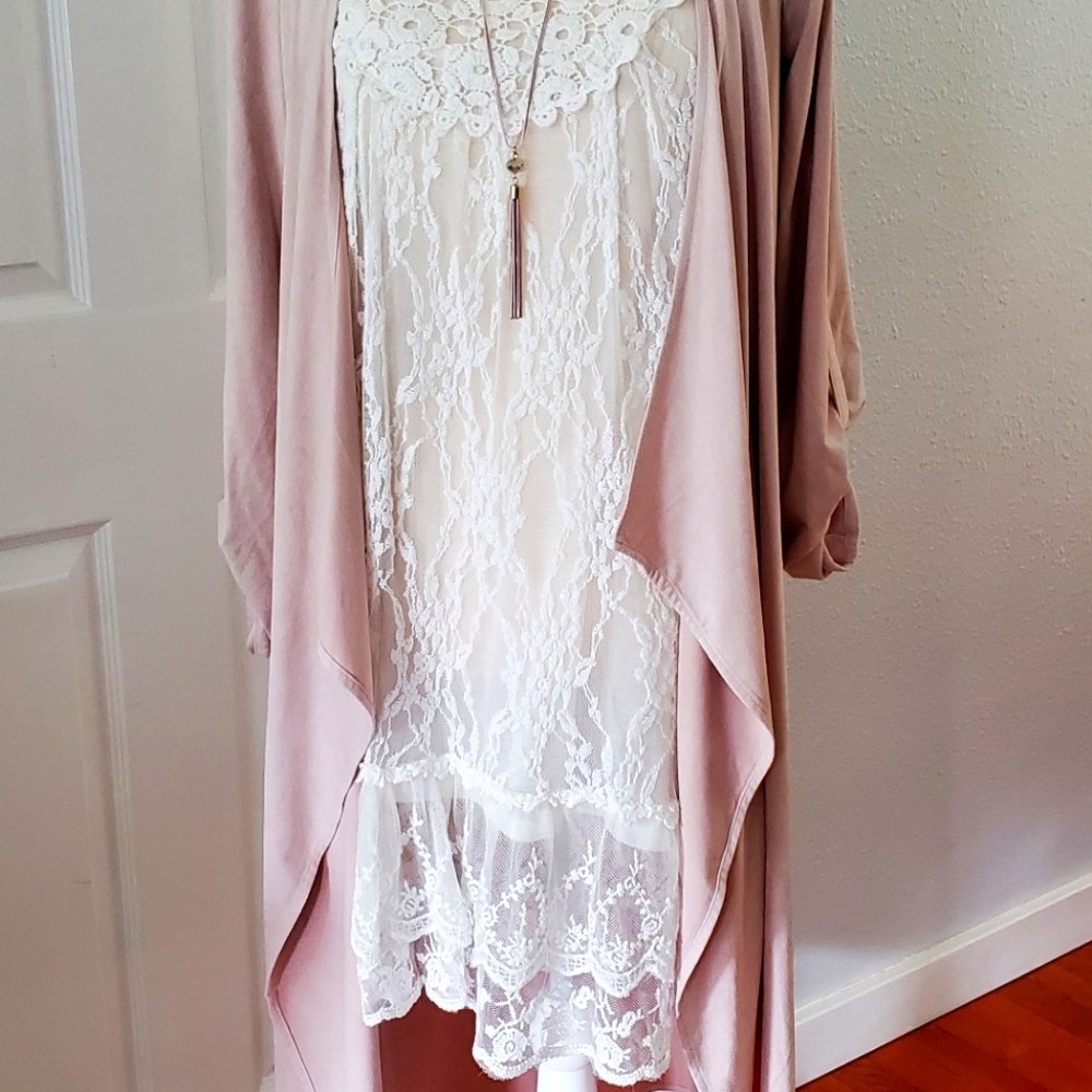 Pretty Angel lace dress, tunic.